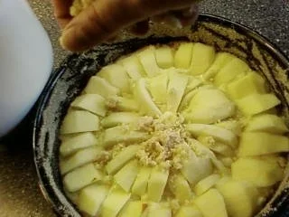 Rezept: Kuchen : Äpfelkuchen mit Vanille - Steuseln Bild Nr. 6 Kuchen : Äpfelkuchen mit Vanille - Steuseln - Rezept - Bild Nr. 6