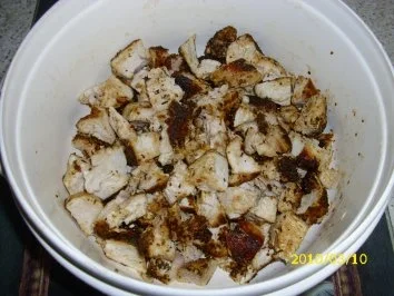 Rezept: Hähnchen-Geschnetzeltes mit gebratenen Knödeln Bild Nr. 2 Hähnchen-Geschnetzeltes mit gebratenen Knödeln - Rezept - Bild Nr. 2