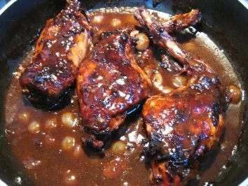 Kaninchenbraten in Pflaumensoße ... - Rezept