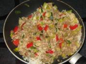 Gemüse-Hack-Reis-Pfanne - Rezept - Bild Nr. 2
