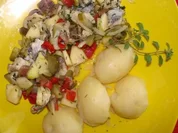 Fisch : -Pikanter Bismarkheringssalat- - Rezept