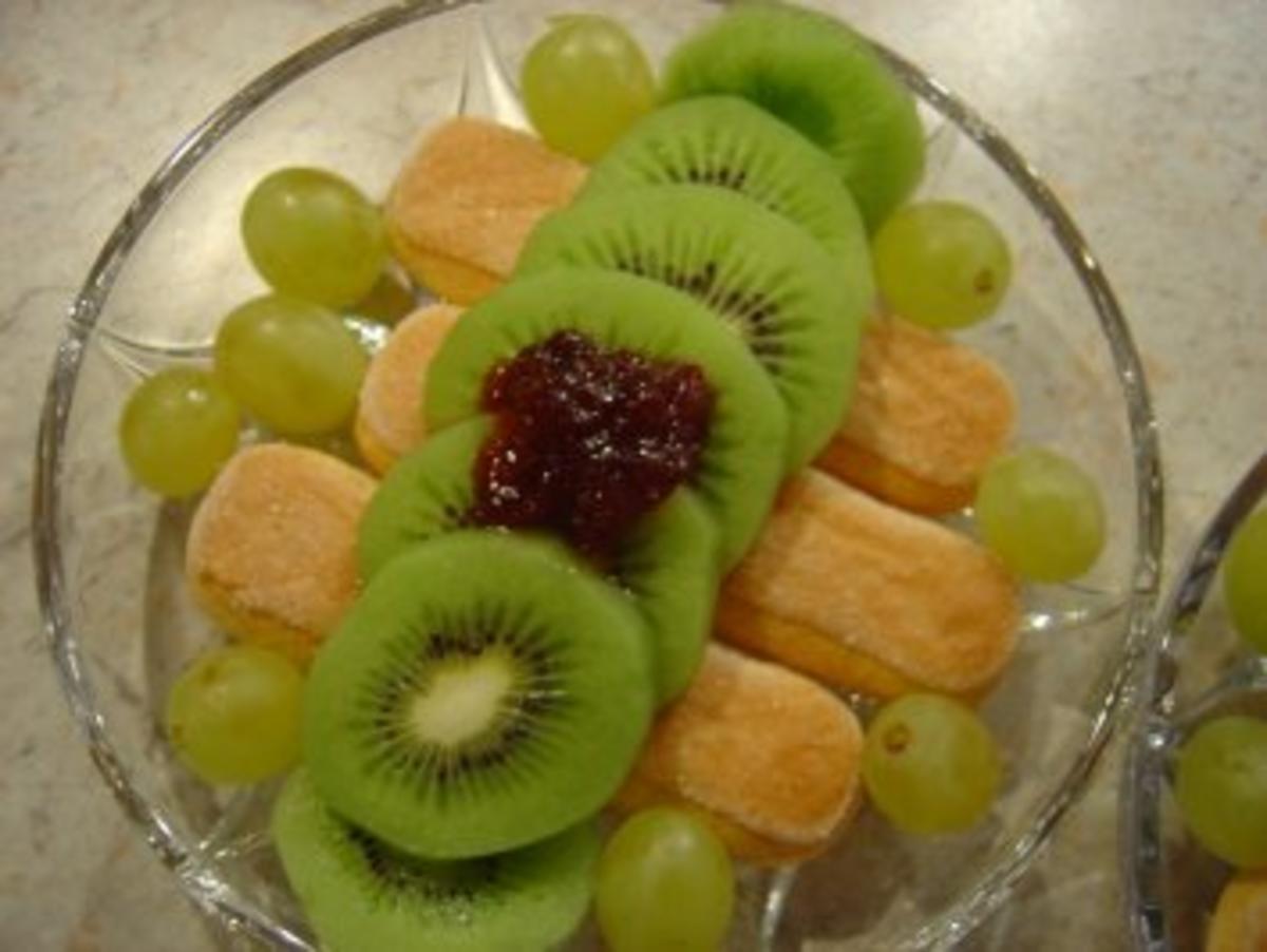Löffelbisquit mit Frucht und Eierlikör - Rezept - Bild Nr. 4