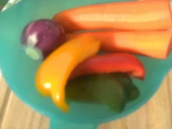 Hähnchenbrust gebraten in Salbeibutter  Rahm-Gemüse und gedünsteten Zwiebeln - Rezept - Bild Nr. 2