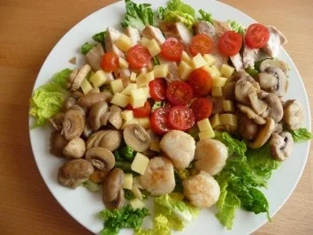 Rezept: Salatteller zum Sattessen Salatteller zum Sattessen - Rezept
