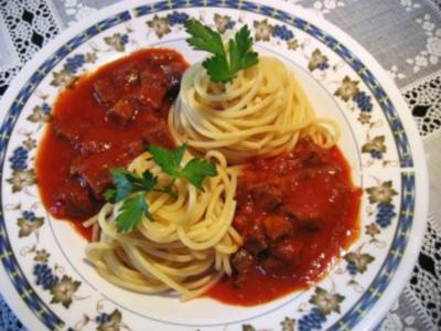Miracoli-Spaghetti .... leicht aufgepeppt - Rezept