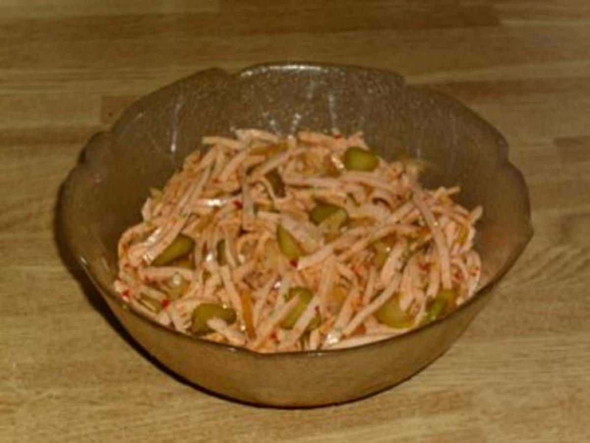 Pikanter Wurstsalat - Rezept