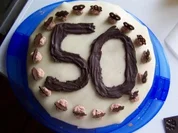 Marzipan - Creme Torte - Rezept