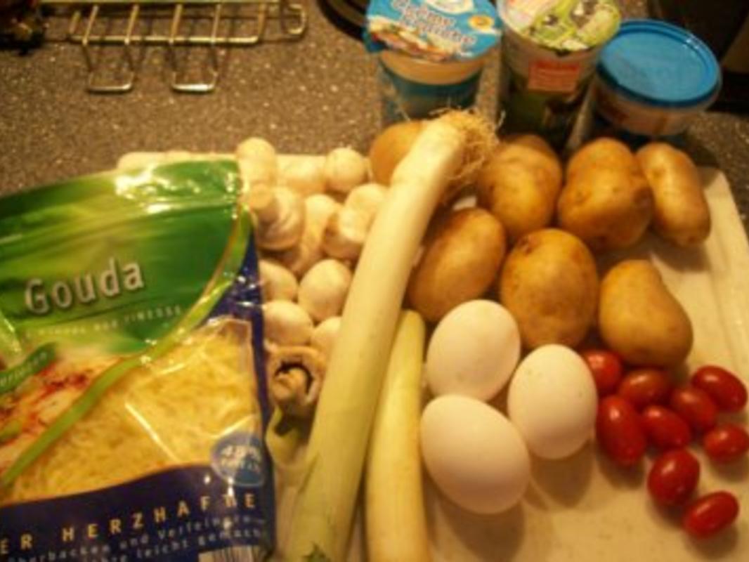 Aus dem Backofen Kartoffel- Pilz Auflauf - einfach - von shariswunderland Aus dem Backofen Kartoffel- Pilz Auflauf - einfach - von shariswunderland