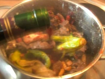 Rezept: Fleisch: Rotweingulasch Bild Nr. 3 Fleisch: Rotweingulasch - Rezept - Bild Nr. 3