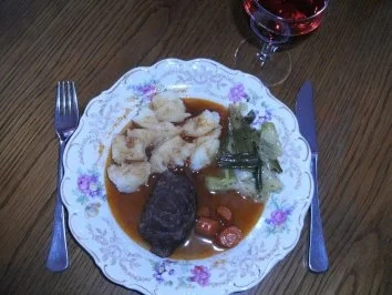 Fleisch: Schweinebäckchen geschmort - Rezept