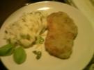 Parmesan-Schnitzel aus Schweinelende mit Zitronen-Nudeln - Rezept