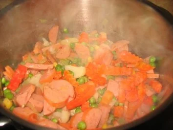 Rezept: Fleisch: Gefüllte Pfannkuchen unserer Art! Bild Nr. 4 Fleisch: Gefüllte Pfannkuchen unserer Art! - Rezept - Bild Nr. 4