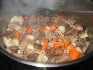 Fleisch: Wurzelgeschnetzeltes - Rezept - Bild Nr. 4