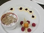 Rhabarber-Himbeer-Crumble - Rezept