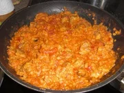 Geschnetzeltes mit roten Linsen - Rezept