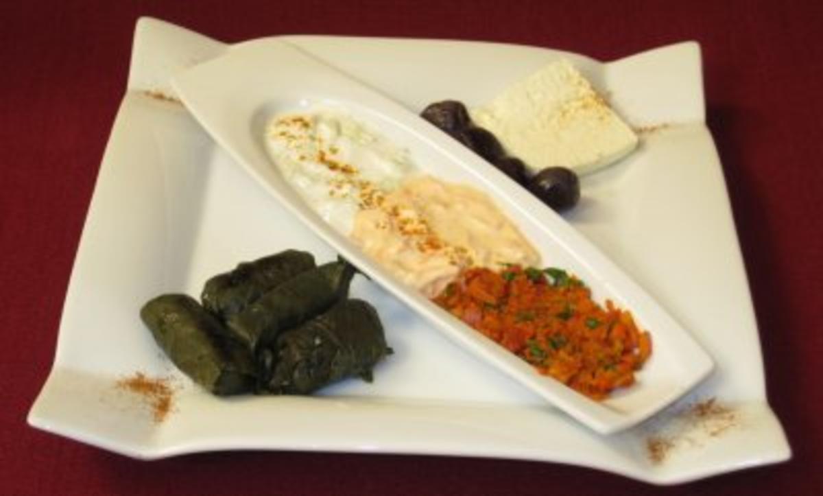 Türkische Vorspeisen-Variationen - Rezept von Das perfekte Dinner