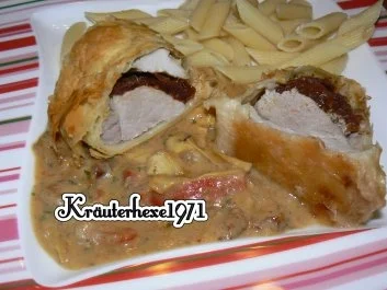 Rezept: Verstecktes Schweinefilet Verstecktes Schweinefilet - Rezept