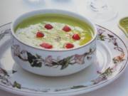 Kalte Avocadosuppe - Rezept