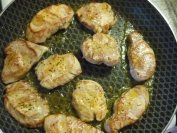 Schweinefilet mit Kümmelstampfkartoffeln und paniertem Blumenkohl - Rezept - Bild Nr. 6