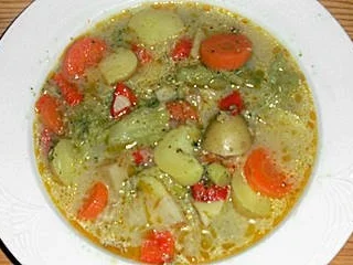 Gemüseeintopf mit Kokosmilch - Rezept