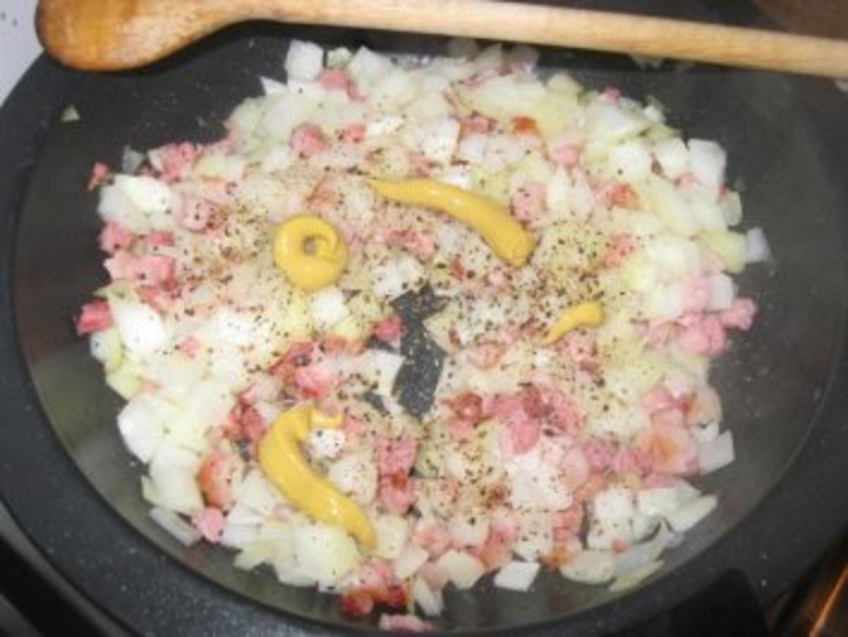 Warmer Kartoffelsalat mit Kasseler-Lachse - Rezept - Bild Nr. 4