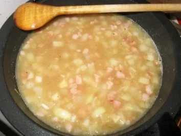 Rezept: Warmer Kartoffelsalat mit Kasseler-Lachse Bild Nr. 5 Warmer Kartoffelsalat mit Kasseler-Lachse - Rezept - Bild Nr. 5