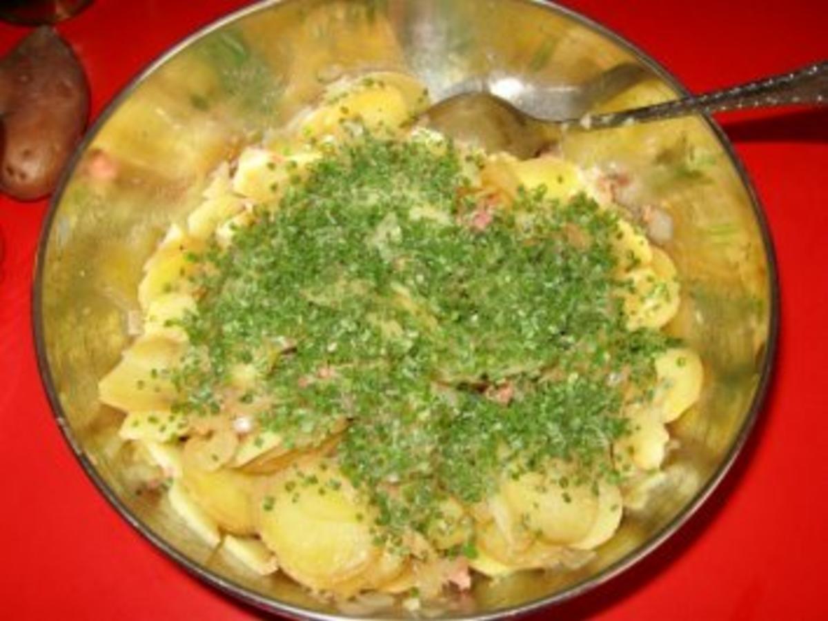 Warmer Kartoffelsalat mit Kasseler Lachse - schnell & einfach - 124 ... Warmer Kartoffelsalat mit Kasseler Lachse - schnell & einfach - 124 ...