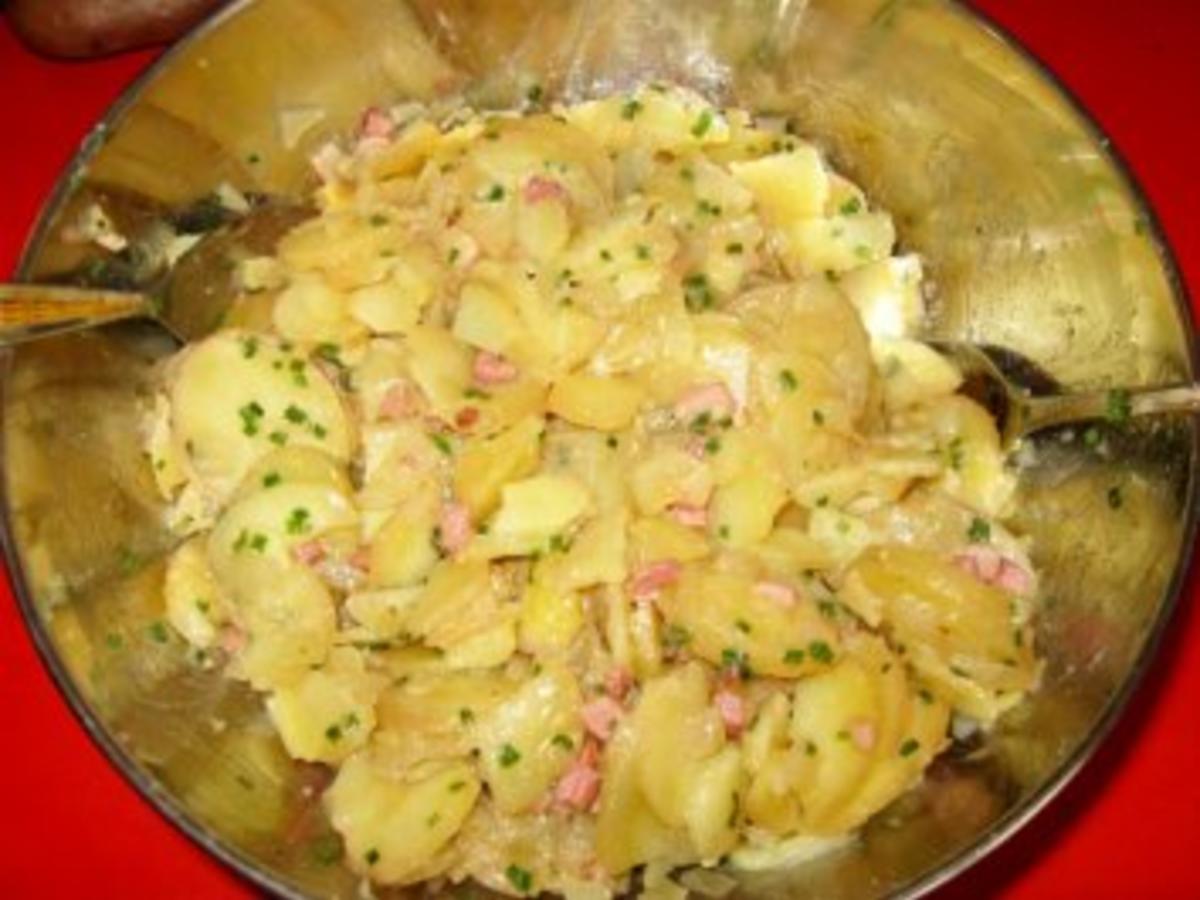 Warmer Kartoffelsalat mit Kasseler Lachse - schnell & einfach - 124 ... Warmer Kartoffelsalat mit Kasseler Lachse - schnell & einfach - 124 ...