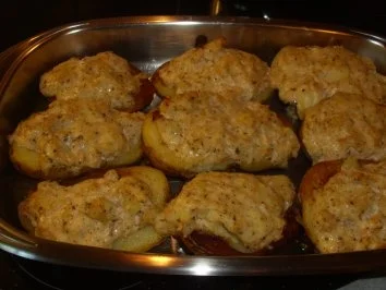 Rezept: Überbackene Käsekartoffeln Bild Nr. 3 Überbackene Käsekartoffeln - Rezept - Bild Nr. 3