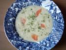 Selleriecremesuppe mit Räucherlachs - Rezept