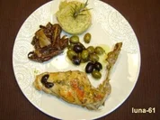 CONIGLIO ALLE OLIVE - Kaninchen mit Oliven - Rezept