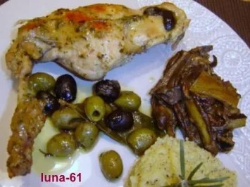 CONIGLIO ALLE OLIVE - Kaninchen mit Oliven - Rezept - Bild Nr. 8