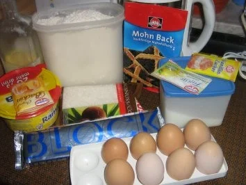 Eierlikör-Kokoskuchen mit Mohnfüllung marmoriert - Rezept - Bild Nr. 3