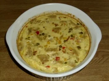 Rezept: Knödelauflauf Knödelauflauf - Rezept