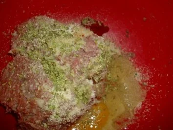 Frikadellen mit Minze ~ Kartoffelspalten ~ gr. Salat ( siehe Kb) - Rezept - Bild Nr. 2