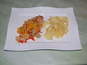 Putenschnitzel Zigeuner Art mit Bandnudeln - Rezept