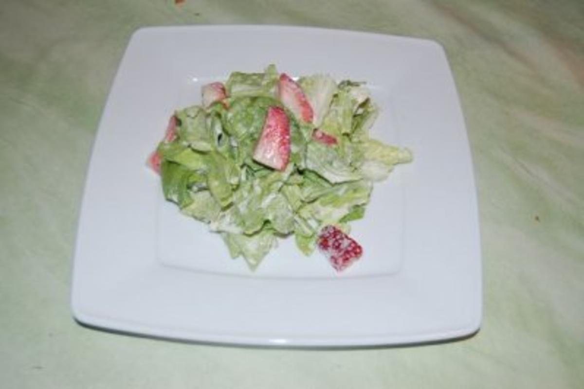 Kopfsalat mit Erdbeeren - Rezept - Bild Nr. 2