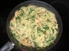 Spinat-Lachs-Nudeln - Rezept