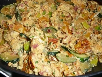 Rezept: Gemüse- Rührei Gemüse- Rührei - Rezept