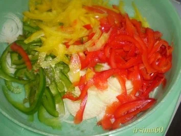 Bunter Paprikasalat - Rezept - Bild Nr. 3