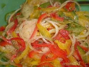 Bunter Paprikasalat - Rezept - Bild Nr. 4