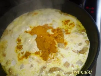  Geschnetzeltes mit Früchten in Curry - Sahne Soße - Rezept - Bild Nr. 3