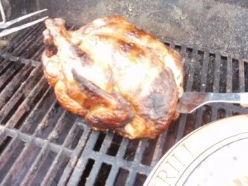 Gemuesse- Pilze Zucchini Stroganoff - mit Amerikanischem  BBQ vom Grill Huhn oder Steak - Ich servierte Huhn damit - Rezept - Bild Nr. 8