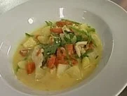 Rezept: Kokossuppe mit Hähnchenstreifen Kokossuppe mit Hähnchenstreifen - Rezept