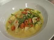 Kokossuppe mit Hähnchenstreifen - Rezept