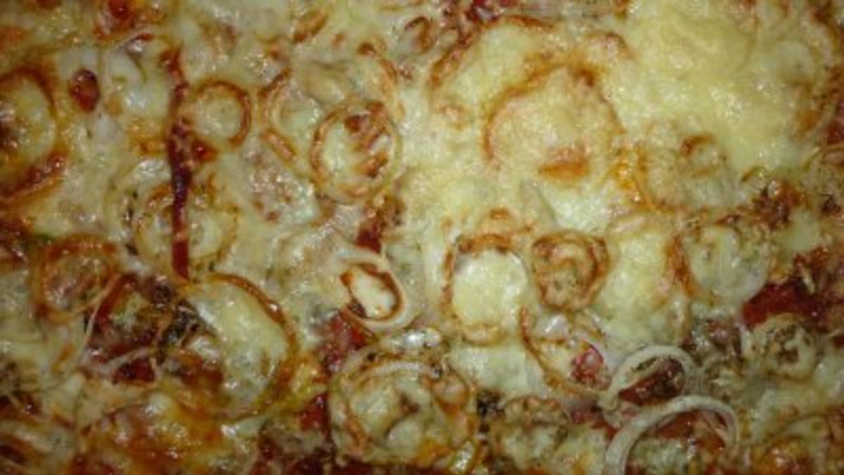 Scharfe " Salame di Napoli " Pizza - Rezept - Bild Nr. 2