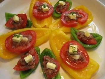 Bunte Paprika-Schiffchen ... - Rezept - Bild Nr. 4