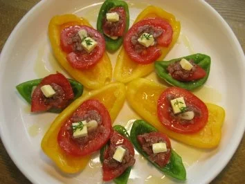 Bunte Paprika-Schiffchen ... - Rezept - Bild Nr. 3