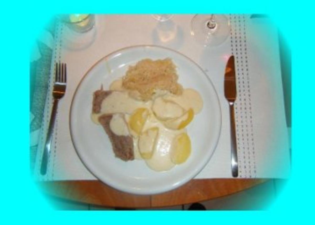 Tafelspitz mit Kartoffeln, Sauerkraut und Meerrettichsoße - Rezept - Bild Nr. 2