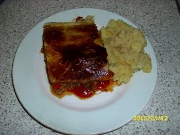 Hack im Blätterteig - Rezept